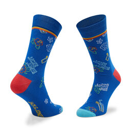 

Набір 5 високих чоловічих шкарпеток Jack&Jones Jacneon Tropical Sock 5-Pack 12205282 Black/Classic Bl, Cиній