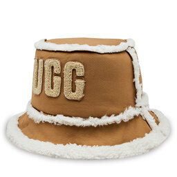 Ugg Klobouk Ugg W Bonded Fleece Bucket Hat 22655 Chestnut