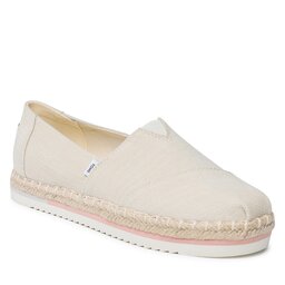 Toms Espadrillos Toms Alpargata Platform Rope 10017830 Natural