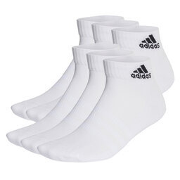 adidas Чорапи къси унисекс adidas Cushioned Sportswear Ankle Socks 6 Pairs HT3442 white/black