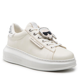 KARL LAGERFELD Sneakers KARL LAGERFELD KL62576C Eco Leather White W/Silver