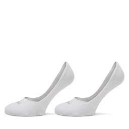 Calvin Klein Sada 2 párů dámských ponožek Calvin Klein 701218767 Bílá
