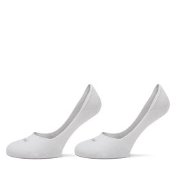 Calvin Klein Set de 2 perechi de șosete scurte de damă Calvin Klein 701218767 White 002
