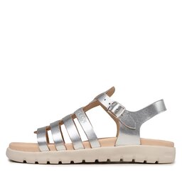 Geox Sandale Geox J Sandal Soleima Gir J35GSB000CFC1007 D Silver