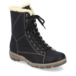 Rieker Stiefeletten Rieker Z0102-00 Schwarz / Beige 00