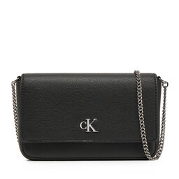 Calvin Klein Jeans Τσάντα Calvin Klein Jeans Minimal Monogram Ew Flap Ph/Cb19 LV04K1027G Μαύρο