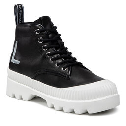 KARL LAGERFELD Schnürstiefeletten KARL LAGERFELD KL45230 Black/White Lthr