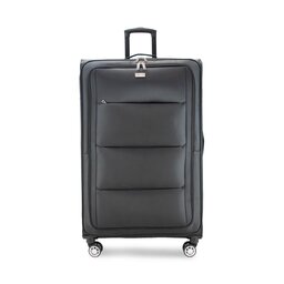 Semi Line Μεγάλη Υφασμάτινη Βαλίτσα Semi Line T5518-5 Μαύρο