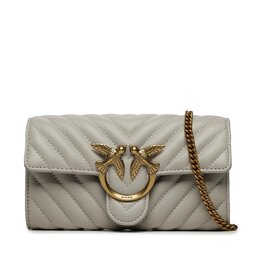 Pinko Дамска чанта Pinko Love Mini Icon Wallet C PE 23 PLTT 10062 A0GK Grey I30Q