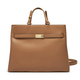 Tommy Hilfiger Borsetta Tommy Hilfiger Heritage Satchel AW0AW17211 Marrone