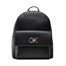 Calvin Klein Rucksack Calvin Klein Re-Lock Backpack W/Pocket Pbl K60K609428 BAX