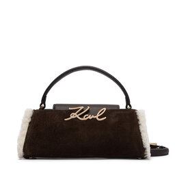 KARL LAGERFELD Handtasche KARL LAGERFELD B4W30313 Dunkelbraun