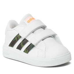 adidas Pantofi adidas Grand Court Lifestyle Hook and Loop Shoes IF2886 Alb