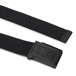 

Чоловічий ремінь Under Armour M Stretch Webbing Belt 1383935-001 Black/Castlerock/White, Чорний