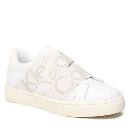 Calvin Klein Jeans Sportcipő Calvin Klein Jeans Classic Cupsole Elast Webbng YW0YW00911 White/Ancinet White 0LA
