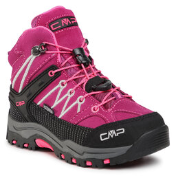CMP Turistiniai batai CMP Kids Rigel Mid Trekking Shoe Wp 3Q12944 Berry/Pink Fluo 05HF