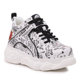 Buffalo Сникърси Buffalo Cld Corin Graffiti 1630875 White/Black