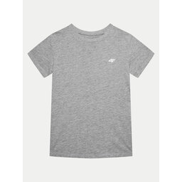 4F 4F Majica 4FJWMM00TTSHF1658 Siva Slim Fit