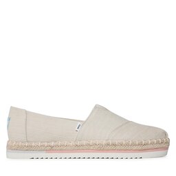 

Еспадрильї Toms Alpargata Platform Rope 10017830 Natural, Бежевий