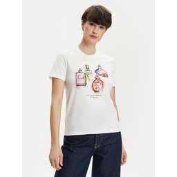 ONLY ONLY Camiseta Pretty 15316596 Blanco Regular Fit