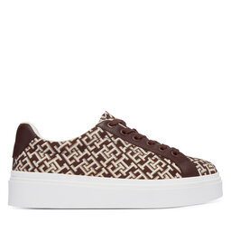 Tommy Hilfiger Sneakers Tommy Hilfiger Chic Platform Monogram FW0FW09398 Braun