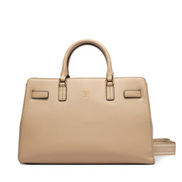 Tommy Hilfiger Handtasche Tommy Hilfiger Th Joy Satchel AW0AW19067 Beige
