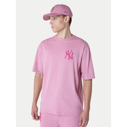 New Era New Era Camiseta New York Yankees MLB League Essential 60596181 Rosa Regular Fit
