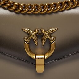 

Сумка Pinko Cupido Baguette 101750 A17X Noce/Antique Gold I68Q, Сірий