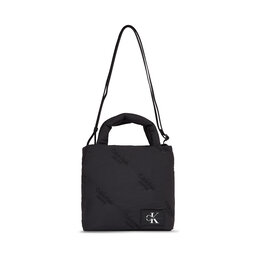 Calvin Klein Jeans Handväska Calvin Klein Jeans Puffy Aop Ns Crossbody Tote23 K60K611230 Black BDS