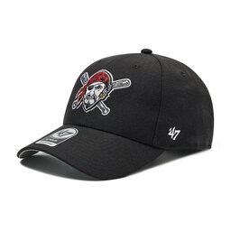 47 Brand Czapka z daszkiem 47 Brand MLB Pittsburgh Pirates B-MVP20WBV-BKO Czarny