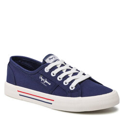 Pepe Jeans Tenisówki Pepe Jeans Brady W Basic PLS31287 Navy 595