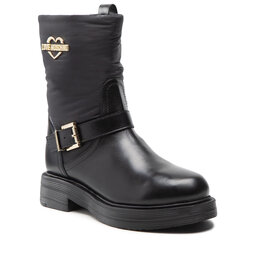 LOVE MOSCHINO Botki LOVE MOSCHINO JA24334G1FIA900A Nero
