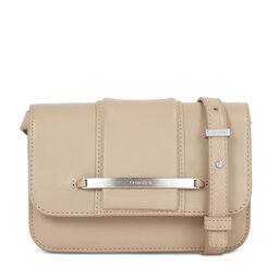 Calvin Klein Τσάντα Calvin Klein Bar Hardware Crossbody K60K611078 Silver Mink A04