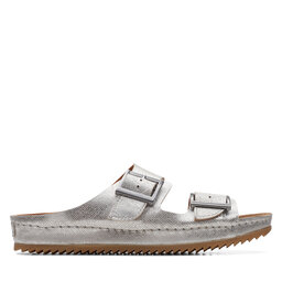 

Босоніжки Clarks Brookleigh Sun 26171857 Silver Leather, Срібний