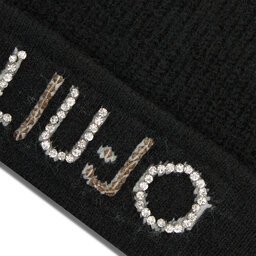 Шапкa Liu Jo Cappello Maglia TF1113 MA62L Nero/Snow White B2461, Чорний