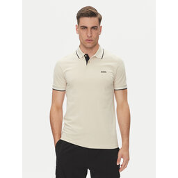 BOSS BOSS Polo marškinėliai Paul 50506193 Smėlio Slim Fit