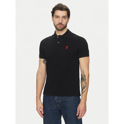 AMI PARIS AMI PARIS Polo marškinėliai BFUPL001.760 Juoda Regular Fit