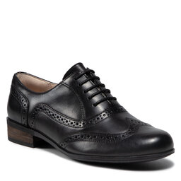 Clarks Oxford čevlji Clarks Hamble Oak 203467134 Black Leather