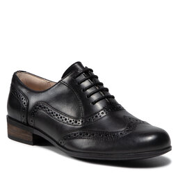 Clarks Oxfordky Clarks Hamble Oak 203467134 Black Leather