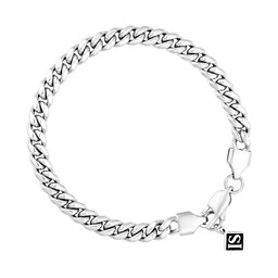 ICED STUFF Bracciale ICED STUFF Miami Cuban Link Oro bianco