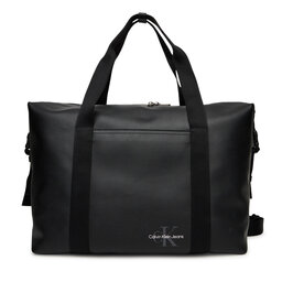 Calvin Klein Jeans Сак Calvin Klein Jeans Mono Logo Weekender Duffle LV04G3137G Черен