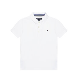 Tommy Hilfiger Tommy Hilfiger Poloshirt Boys Tommy KB0KB03975 S Weiß Regular Fit