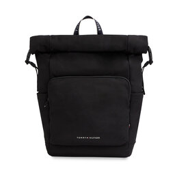 Tommy Hilfiger Hátizsák Tommy Hilfiger Skyline Rolltop AM0AM11921 Fekete
