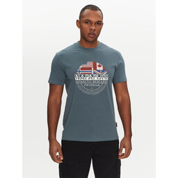 Napapijri Napapijri T-shirt S-Turin NP0A4HQG Plava Regular Fit