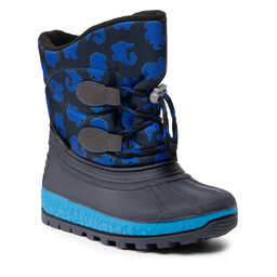 Boatilus Śniegowce Boatilus Youth Joggy Sport Lace NJ09 VAR. 17ZT Navy Bb Dino