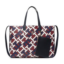 Tommy Hilfiger Geantă Tommy Hilfiger Iconic Tommy Tote Monogram AW0AW12825 XJS