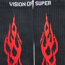 

Високі шкарпетки unisex Vision Of Super, Чорний