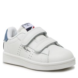 Pepe Jeans Sneakersy Pepe Jeans Player Basic Bk PBS30557 White 800