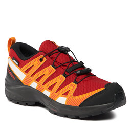 Salomon XA PRO 3D V8 GTX - Zapatillas de trail running - lunar rock/cherry  tomato/sun kiss/gris 