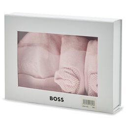 Boss Σετ σκούφος και κάλτσες Boss J98421 Pink Pale 44L